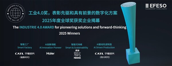 埃非索EFESO2025年度工业4.0奖获奖企业正式揭幕
